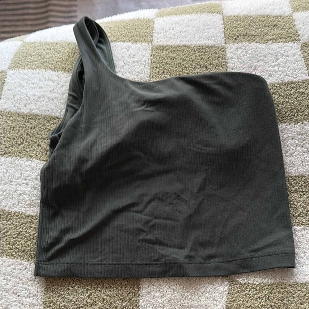Lululemon asymmetric crop tank